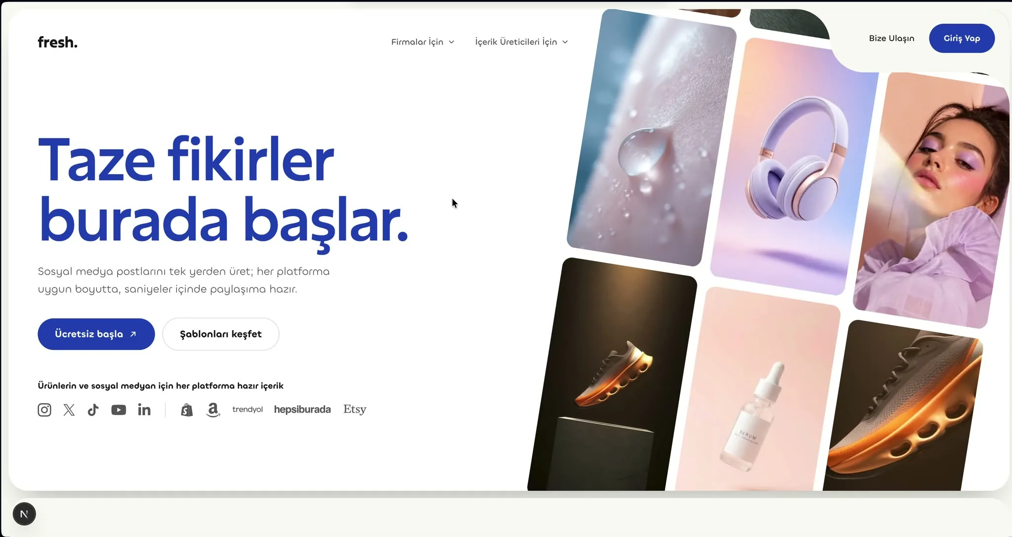 From product shot to social clip in one studio