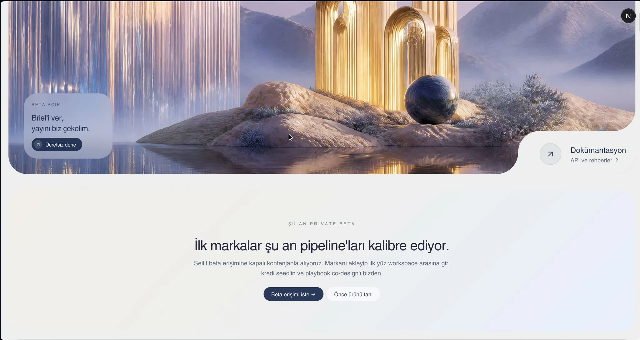 A fixed pipeline for AI ad video
