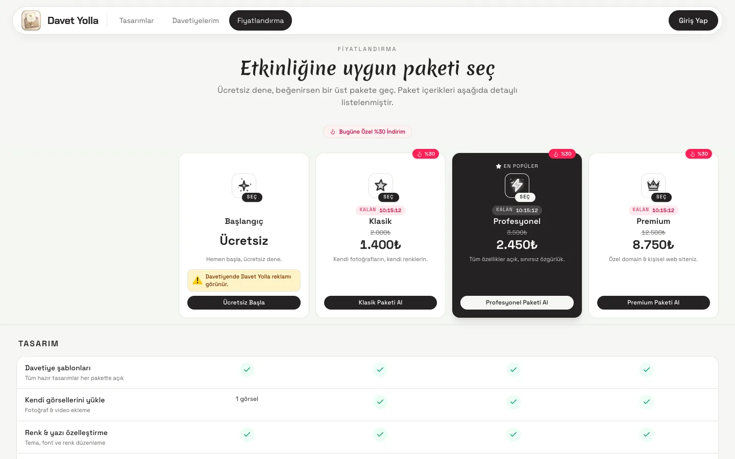 Digital invitations in minutes